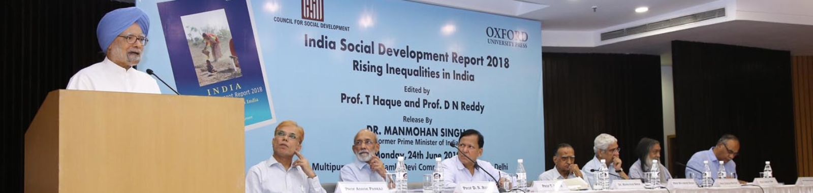 Release of India Social Development Report 2018